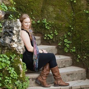 Multi colored 100% pashmina scarf